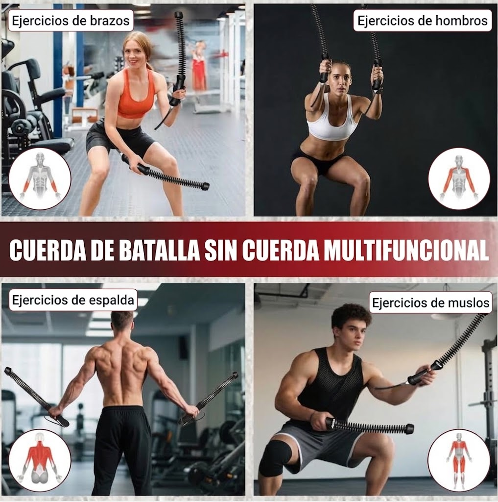 voltrix™ – Cuerdas de Batalla Compactas para Casa