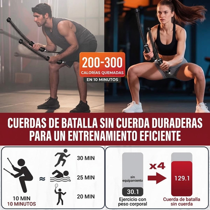 voltrix™ – Cuerdas de Batalla Compactas para Casa
